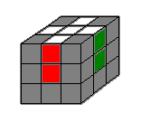 Složení Rubikovy kostky - První řada kříž